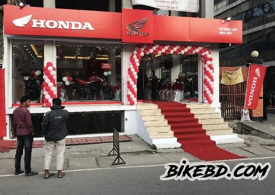 honda motorcycle showroom in baridhara